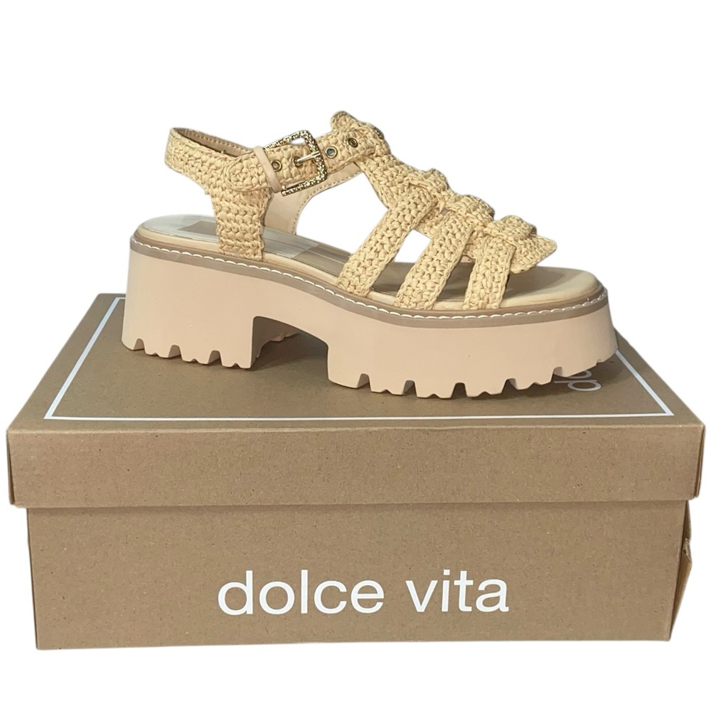 NEW DOLCE VITA Latice Chunky Platform Sandals - Women’s 8.5 NIB - Picture 2 of 14